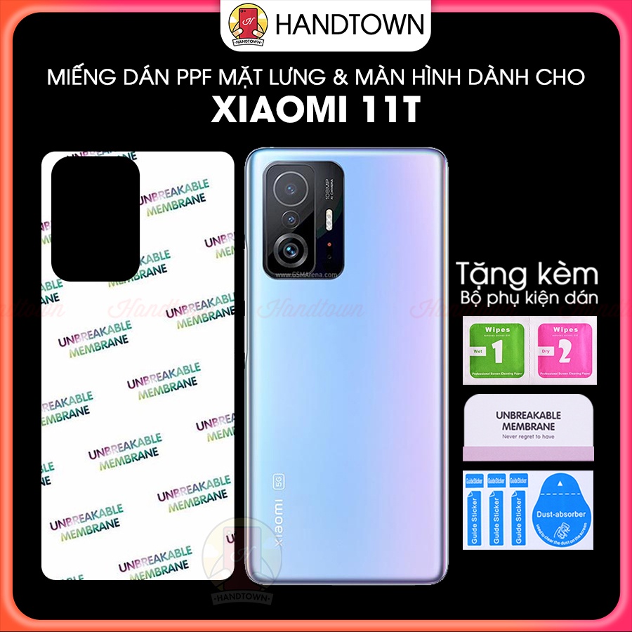 PPF Xiaomi 11T Mi 11T Pro Xiaomi 12 / 12 Pro 5G Cường Lực Dẻo Chống Xước Chống Nước Chống Vân Tự Phục Hồi Handtown