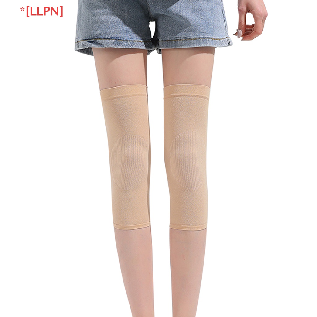 1 Cặp Đệm Bảo Vệ Đầu Gối Bằng Nylon Co Giãn Tiện Dụng Khi Chơi Bóng Rổ / Bóng Chuyền / Đạp Xe