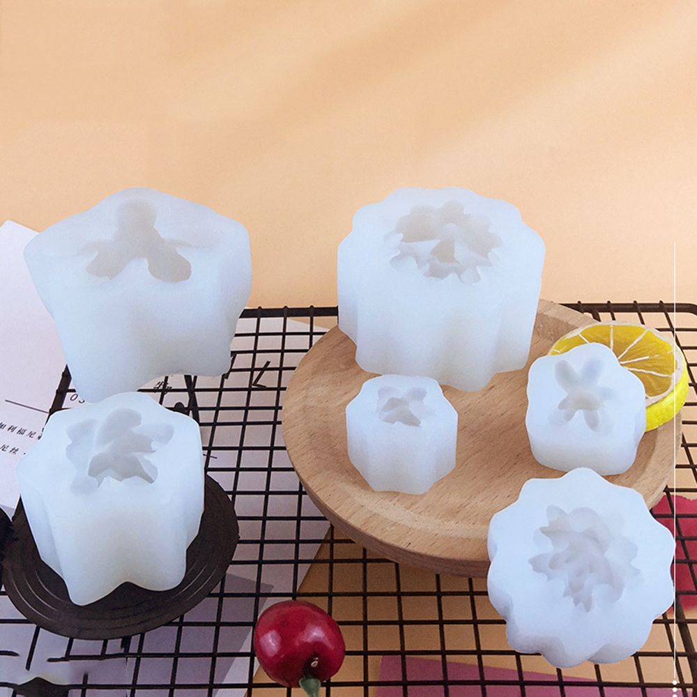 Khuôn làm nến hình cây mọng nước bằng nhựa dễ thương tiện dụng