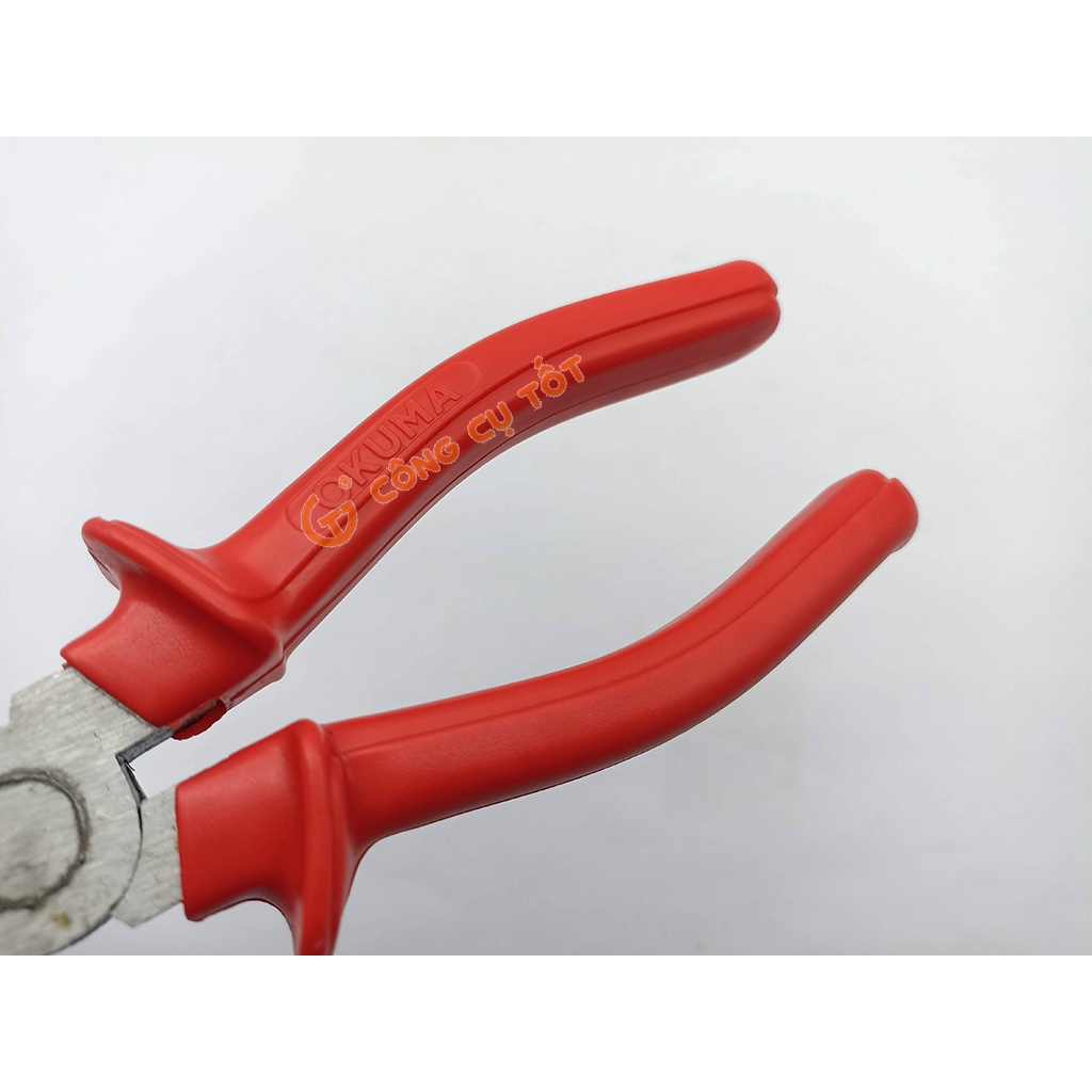 Kìm điện tay đỏ OKUMA bấm cắt tuốt dây điện