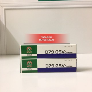[Chính Hàng] D79 GSV - kem tri mụn mủ,mụn đầu đen túp 15g
