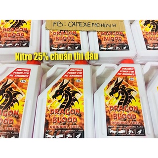 Nhiên liệu nitro dragon blood 25% cho xe điều khiển RC nitro