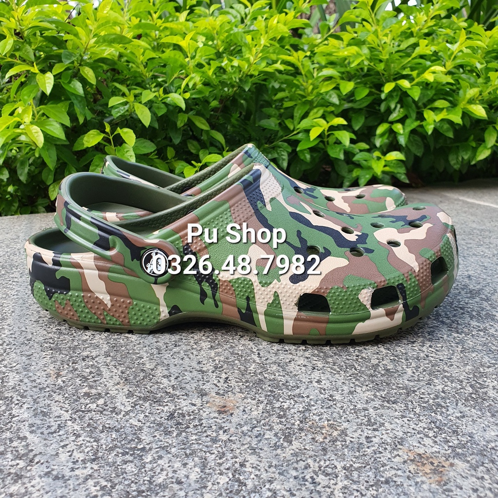 [Chính Hãng] Dép Sục Nam Nữ Cross Camo  - Cross Classic Clog - Dép Sục Xuất Khẩu Châu Âu⁹