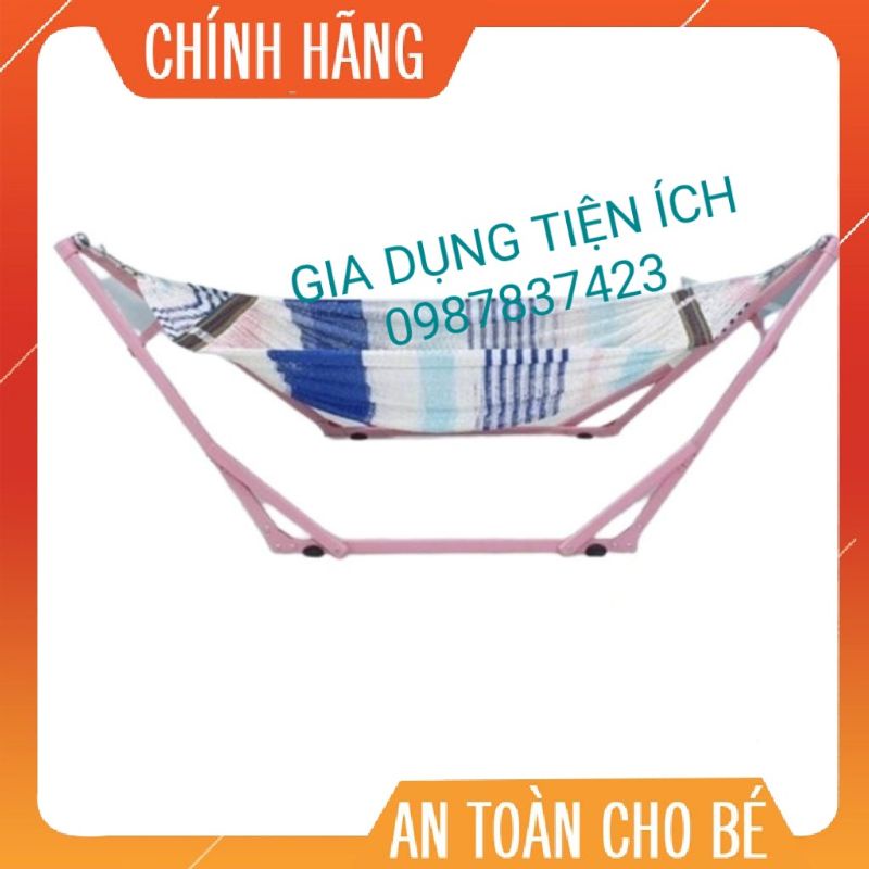Võng xếp em bé cao cấp, võng xếp cho bé hàng chính hãng Á Châu