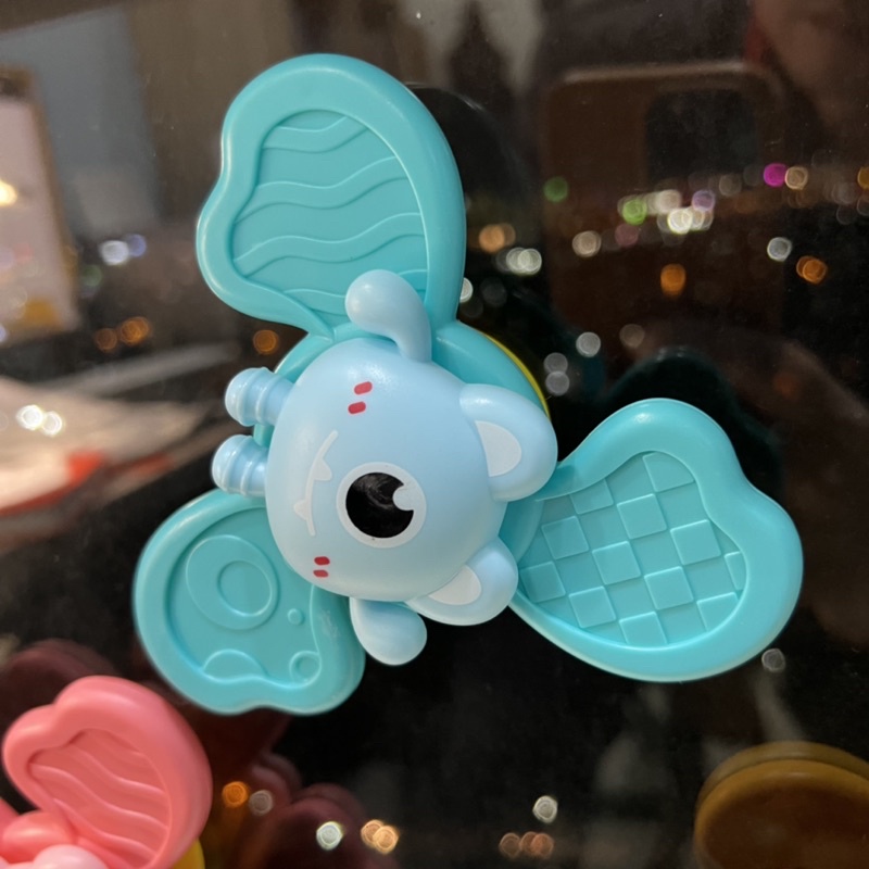 Con quay Spinner dán tường chống nước hoạt hình Cartoon đồ chơi con quay tắm cho bé xả Stress giảm áp lực