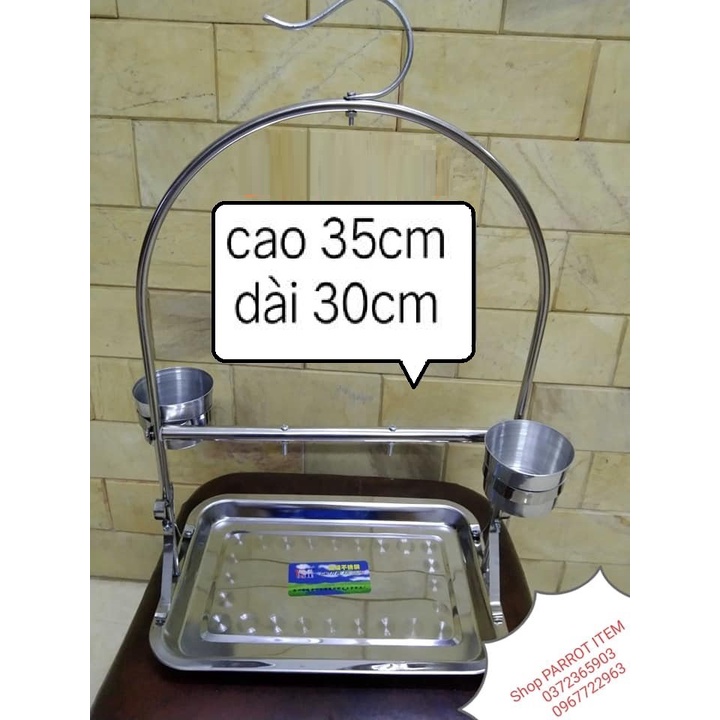 [Mã PET50K giảm Giảm 10% - Tối đa 50K đơn từ 250K] CẦU ĐỨNG NHỎ CHO MỌI LOẠI CHIM,VẸT