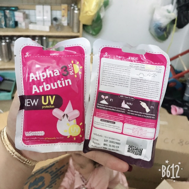 Vỉ thuốc Alpha Arbutin 3PLUS