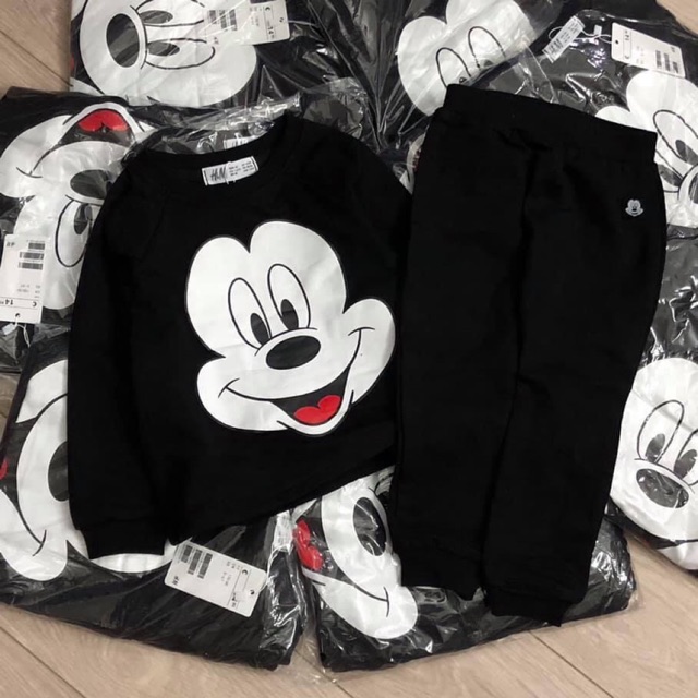 Bộ mickey dài tay cho bé