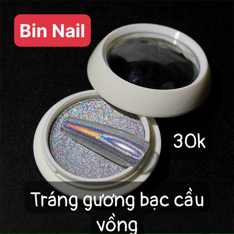 Tráng gương cầu vồng dạng nén Màu Bạc,Vàng Siêu Sáng Mịn