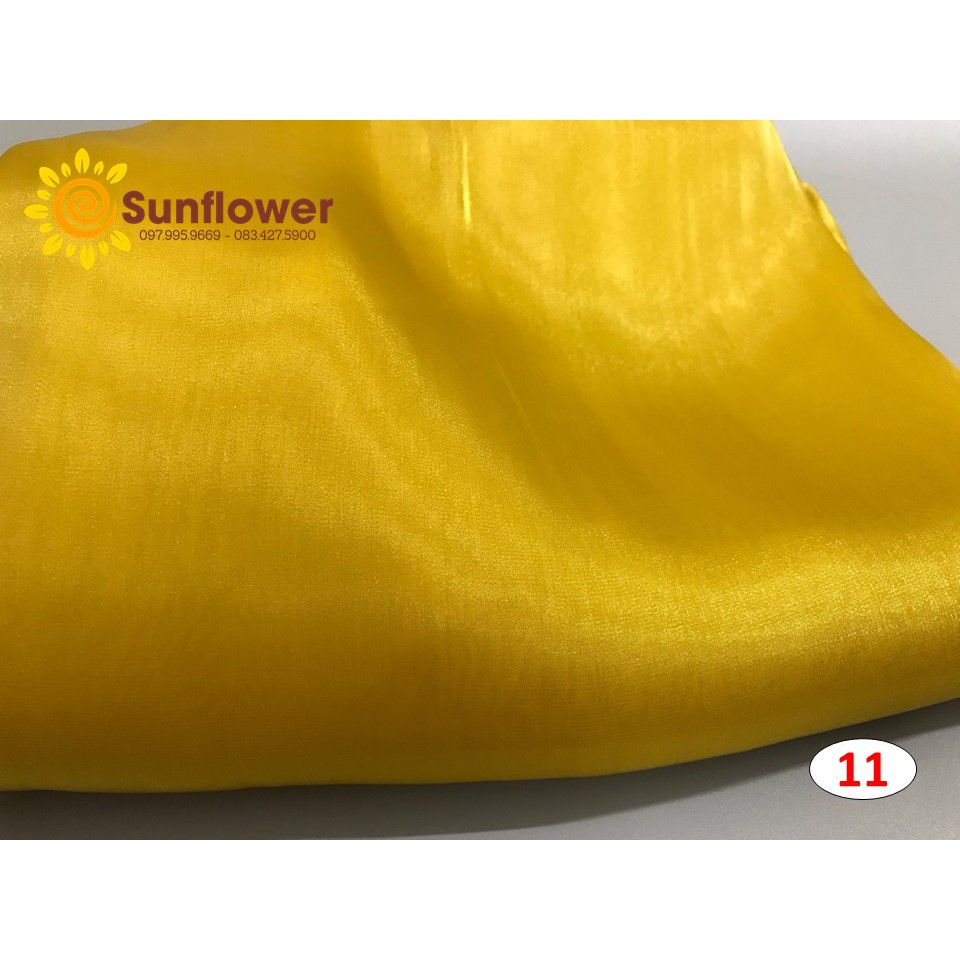 Voan organza tơ óng khổ 1,5m