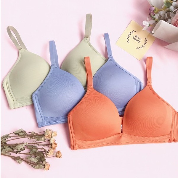 Áo ngực đúc su không gọng xuất Nhật đệm mỏng chống ung thư A/S119