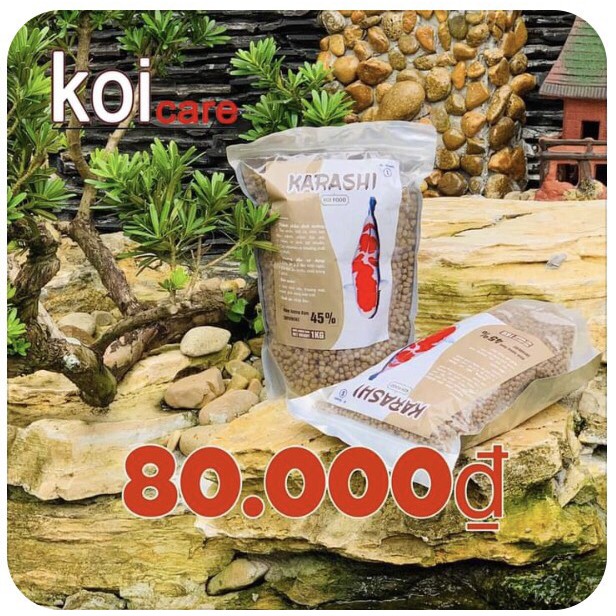 Thức ăn cá koi - Cám Karashi 1kg