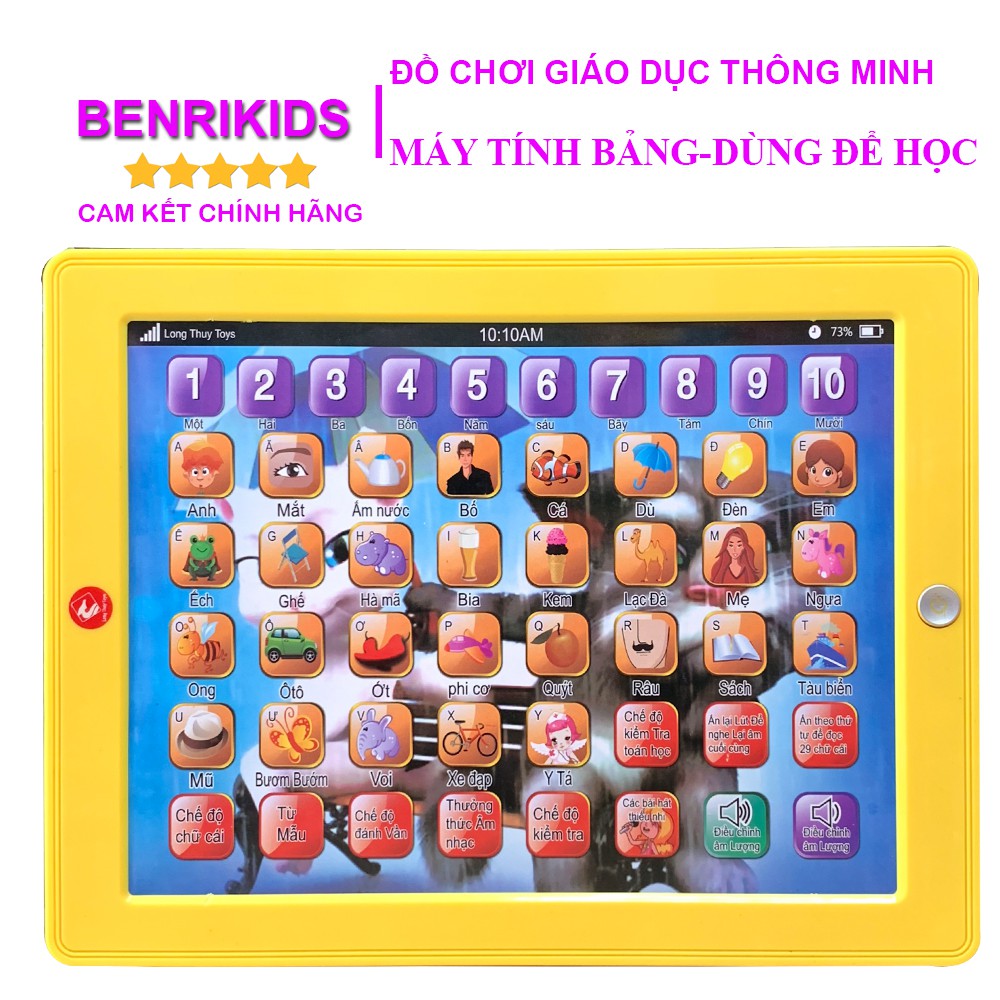 Ipad Đồ Chơi Bé Học Đánh Vần Hãng Long Thủy