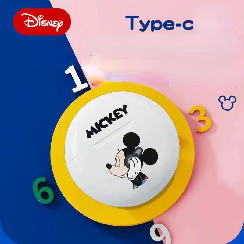 Tai nghe bluetooth nhét tai disney pro 6  không dây âm thanh hifi có micro màn hình hd 5.2