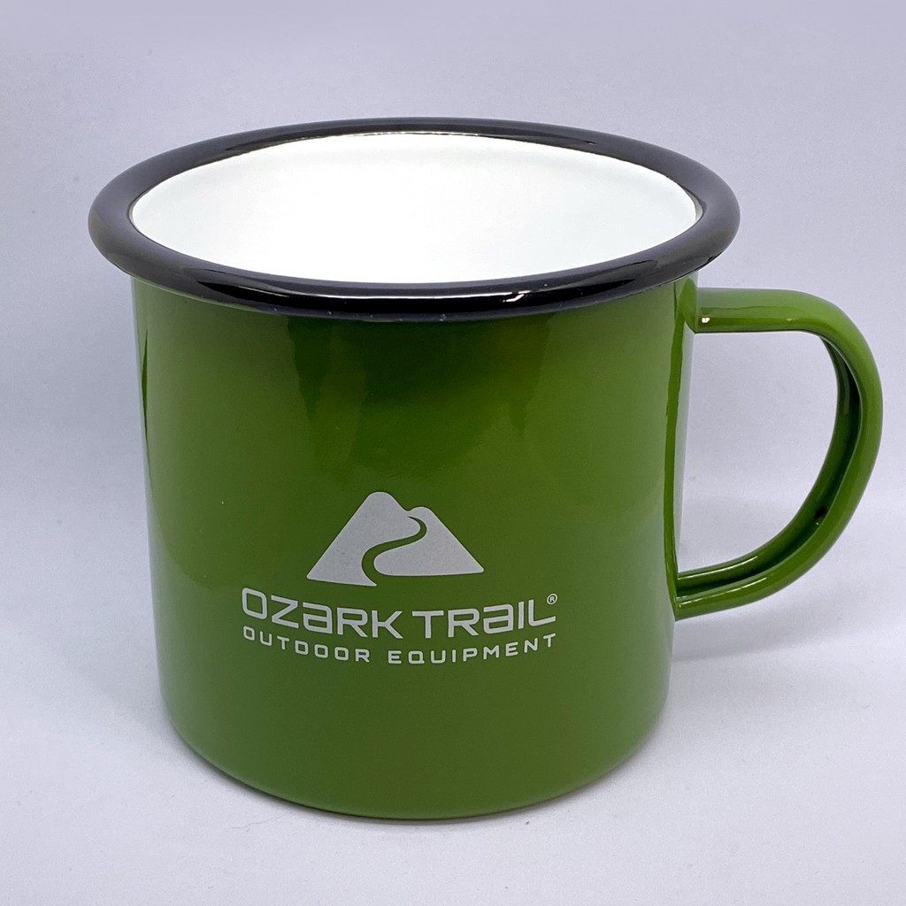 [CÓ SẴN]Cốc Cà Phê Sắt Tráng Men Phong Cách Cổ Điển Ly Dã Ngoại Du Lịch 350ml