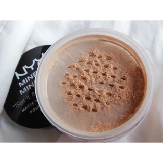 Phấn Phủ Dạng Bột Nyx Mineral “Set It & Don’t Fret It” Matte Finishing Powder