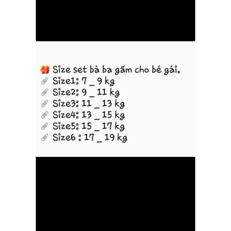 Bà ba vải gấm lá tre cho bé gái