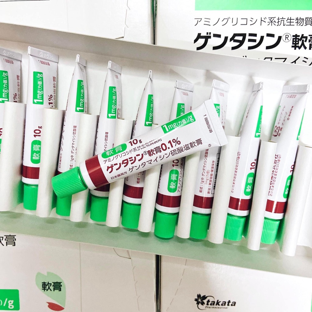 Gel làm mờ sẹo Gentacin Ointment 10g nội địa Nhật Bản