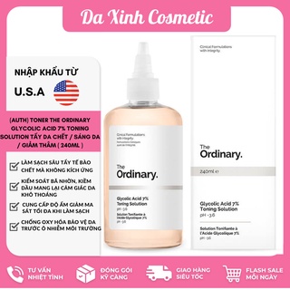 Nước Hoa Hồng #the ordinary - glycolic acid 7% toning solution #240ml