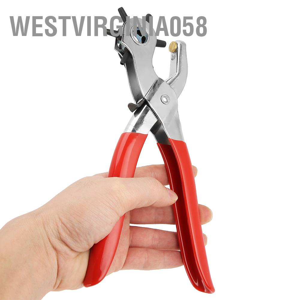 Hàng Hot Kìm bấm lỗ đa lỗ thép carbon 2-4,5mm cho nhựa giấy da Hàng giao ngayWestvirginia058