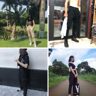 Quần Túi hộp box pants nam nữ unisex