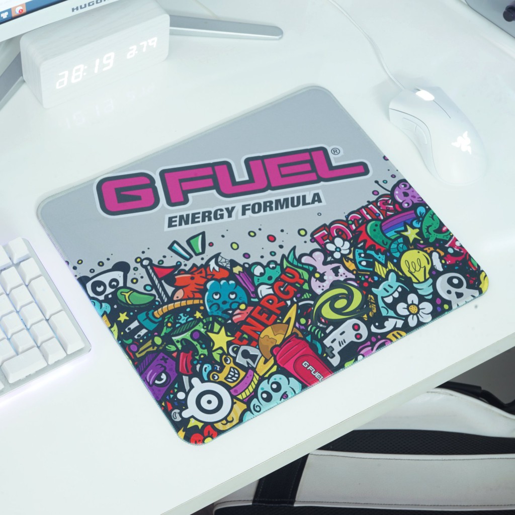 Pad chuột G.Fuel Energy (350x300x4mm) - (Bàn di chuột/Lót chuột cỡ lớn Size 33 HÀNG CHÍNH HÃNG)