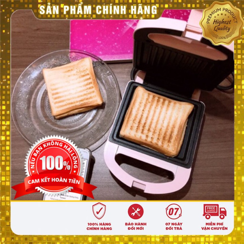 (100% Review 5 Sao) Máy kẹp nướng sandwich, nướng bánh mỳ - Bảo hành 12 tháng