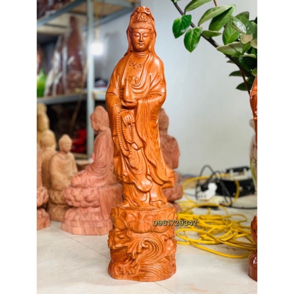 [XẢ KHO] Tượng Phật Bà Quan âm Gỗ Hương
