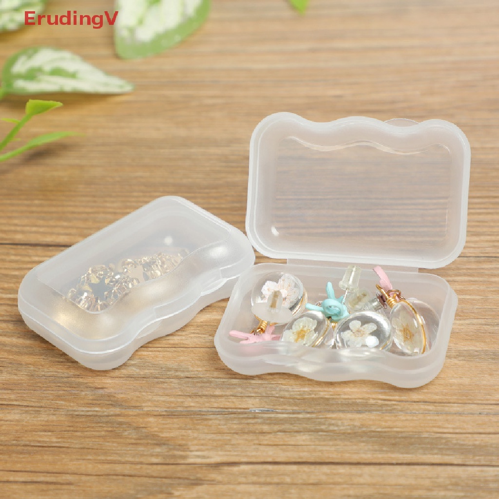 Hộp Nhựa Mini Trong Suốt Đựng Trang Sức Tiện Dụng