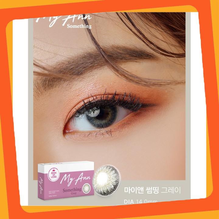 [Top bán chạy] Kính Áp Tròng Cận Thị Màu Hoa Xám My Ann Something Gray, Lens Mắt Đẹp Hàn Quốc...