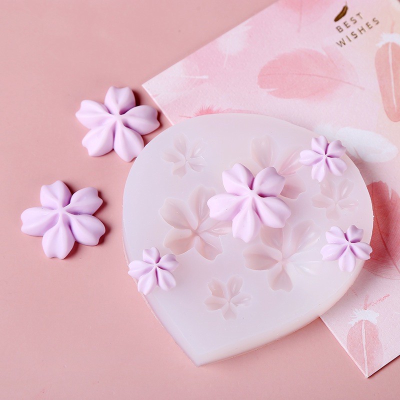 khuôn hoa anh đào nhiều size làm bánh.