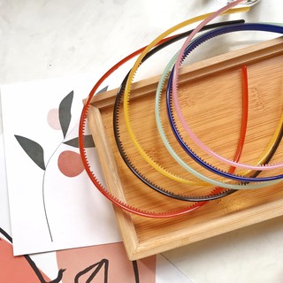 Bờm tóc trơn bản nhỏ Headband