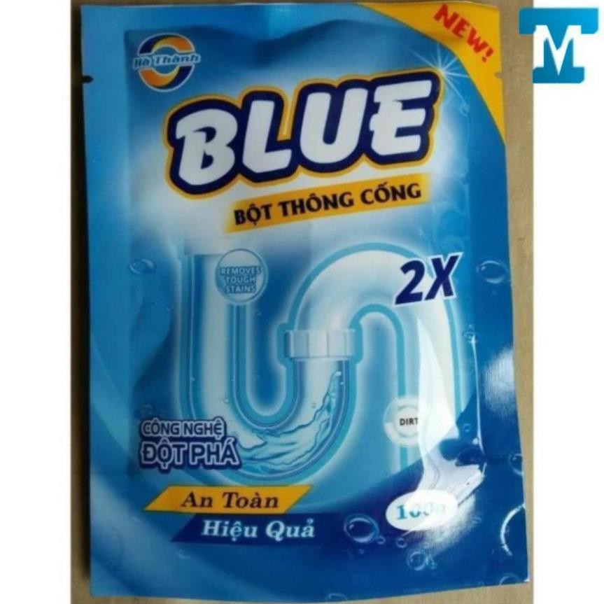 Bột thông cống Blue công nghệ Hàn Quốc - MITUHOME - Giúp bạn xóa bỏ sự lo lắng tắc đường ống cống, tắc bể phốt