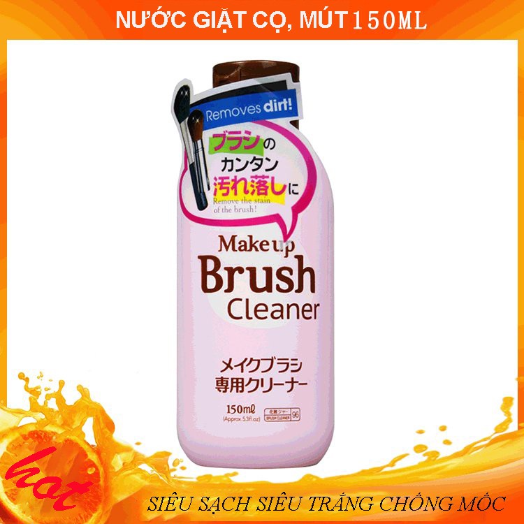 Nước Rửa Cọ Trang Điểm Mút Make Up Brush Cleaner 150ml Chính Hãng HALOMI Siêu Sạch Dụng Cụ