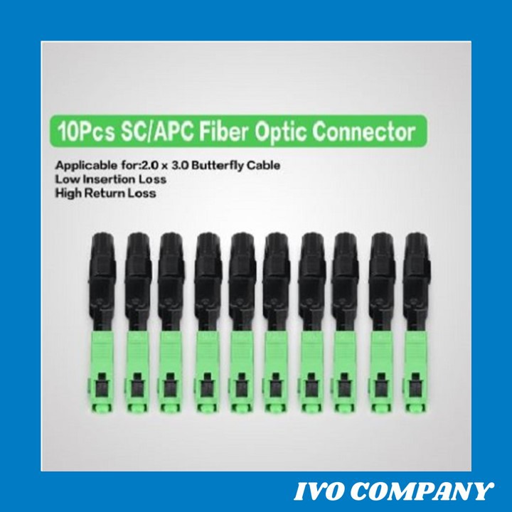 Vỉ 10 Chiếc Đầu Nối Nhanh Fast Connector SC/APC