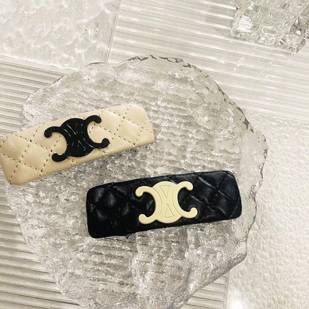 Băng Đô Cài Tóc Bằng Xốp Pu Họa Tiết Kẻ Ô Phong Cách Hàn Quốc Sang Trọng