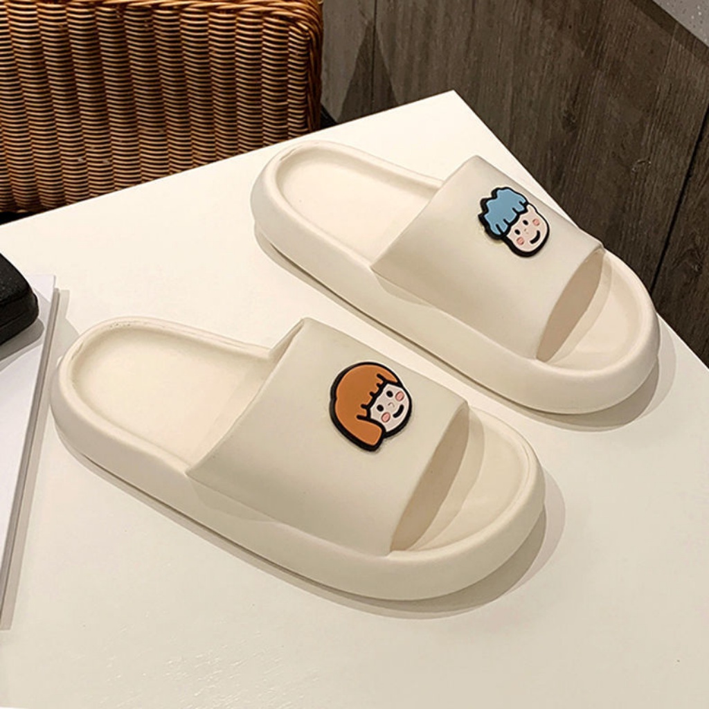 Dép bánh mì nam Graver, dép đi trong nhà nam nữ cao cấp icon cute, chống trơn trượt đủ size 36-41