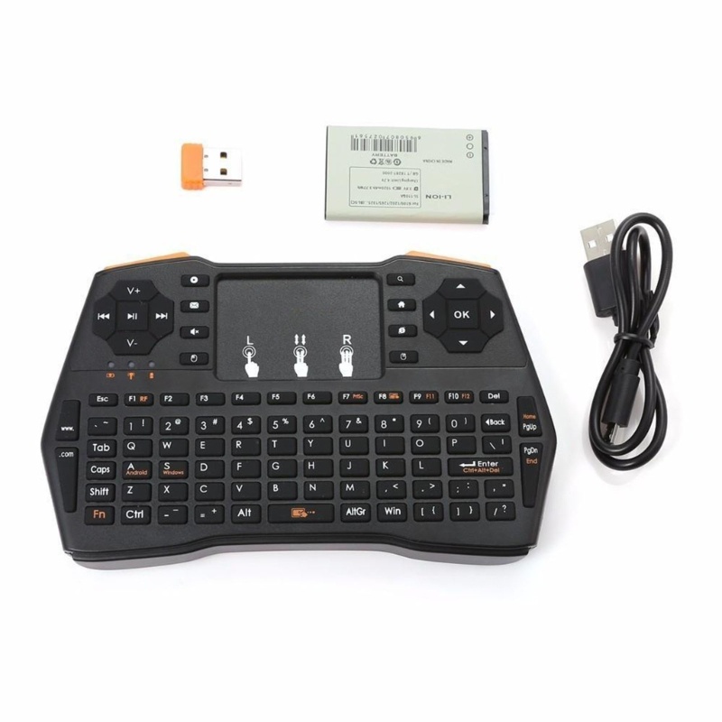 Bàn PhíM Mini Không Dây btsg 83 PhíM, TíCh HợP MàN HìNh CảM ỨNg 2.4Ghz RF