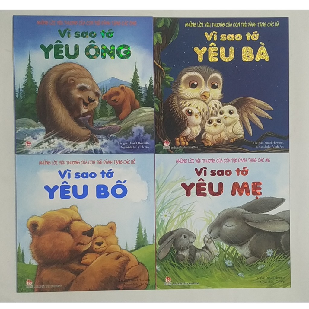 Sách - Combo Vì Sao Tớ Yêu Ông - Bà - Bố - Mẹ