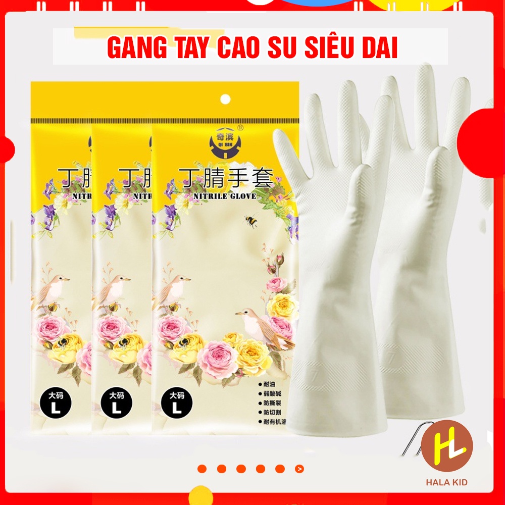 Gang tay cao su siêu dài, bền đẹp loại 1 ( 1 đôi)