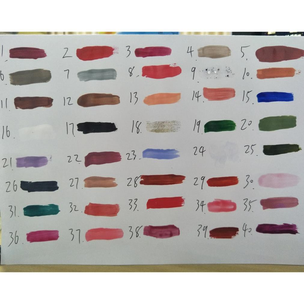 Sơn móng tay lột Candy 40 màu thời trang màu từ S21-40 (8ml)