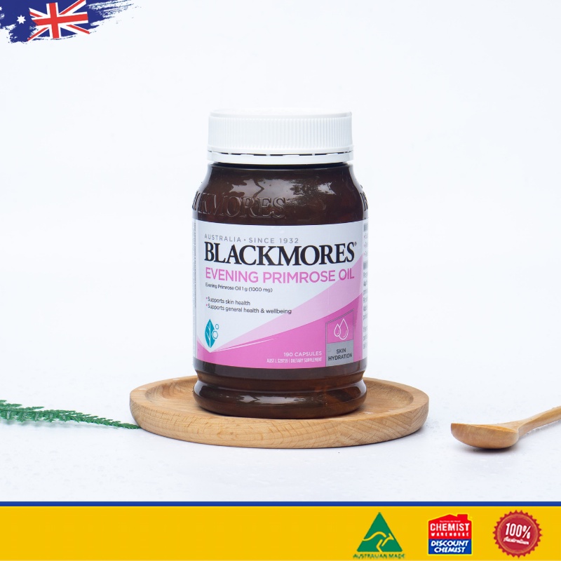 Tinh dầu Hoa anh thảo của Úc Blackmores Evening Primrose Oil 190 viên