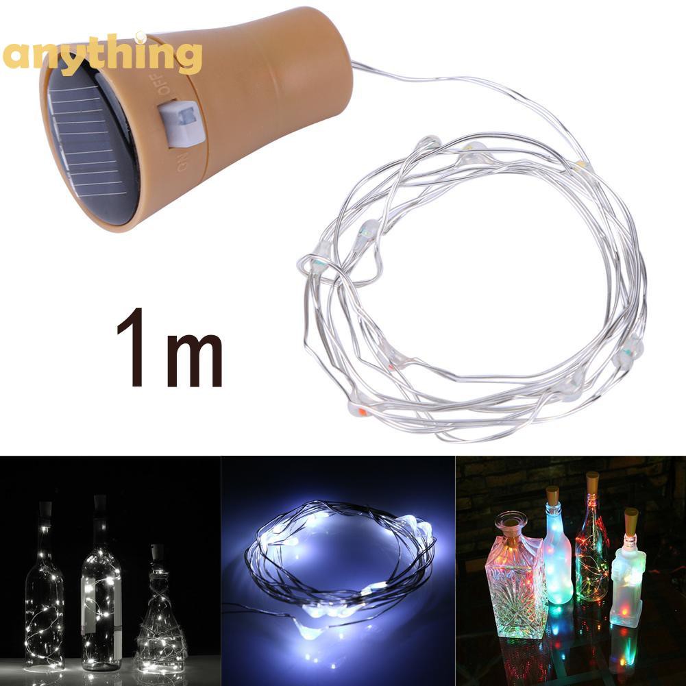 Dây đèn 10 LED 1M chống nước dùng năng lượng mặt trời