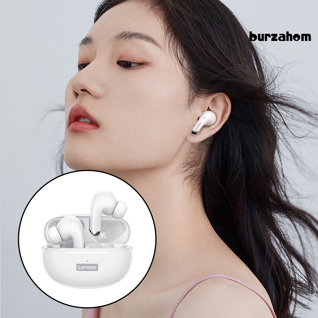 1 Cặp Tai Nghe Không Dây Bluetooth 5.0 Chống Thấm Nước Có Micro Tiện Dụng Cho Lenovo LP5