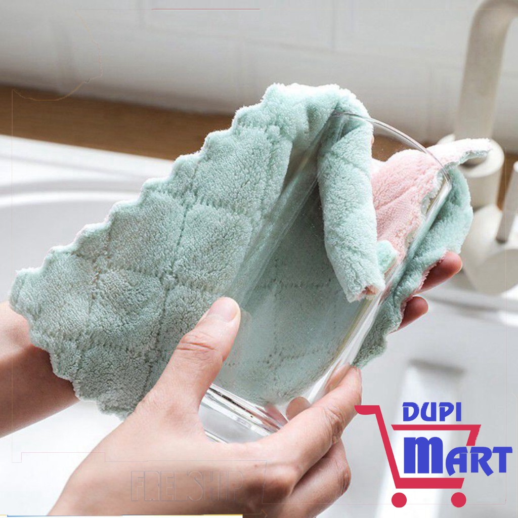 [TIỆN ÍCH] COMBO 10 Khăn Lau Tay Nhà Bếp Siêu Thấm Hút  - DupiMart