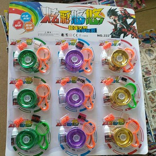 Vỉ 9 con yoyo loại  cực đẹp ( sỉ đồ trẻ em)