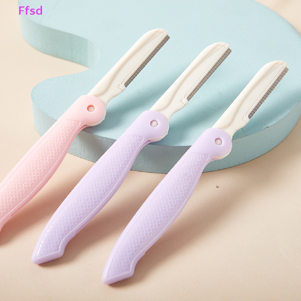 {Ffsd} Bộ Tông Đơ Cạo Lông Mày Gấp Lại Được Nhỏ Gọn Cho Nữ * Bán Chạy
