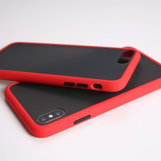 Ốp lưng iphone nhám mờ viền màu