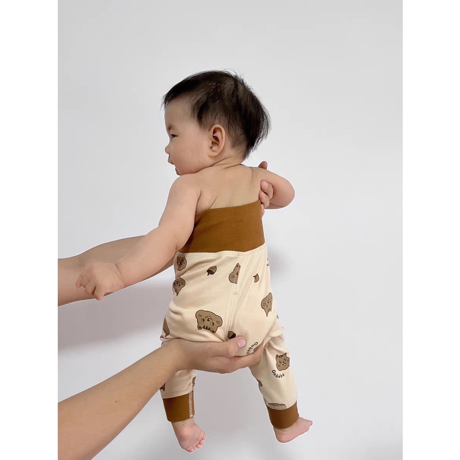Bộ dài tay cho bé trai bé gái mẫu Quần áo trẻ em họa tiết đang yêu cho trẻ từ 3-12kg