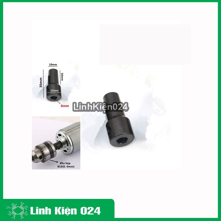 Đầu Nối Trục B10 Có Ốc Vặn Đủ Kích Thước